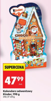 Kalendarz adwentowy Kinder, 198 g promocja w Biedronka