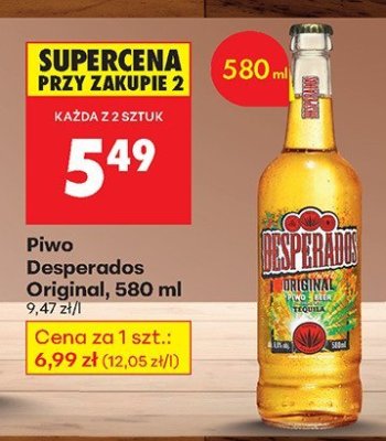 Piwo Desperados promocja w Biedronka