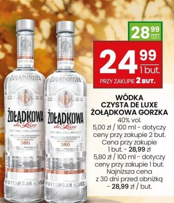 Wódka Żołądkowa Gorzka 0.5l promocja