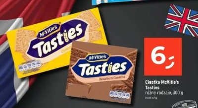 Ciastka McVitie's Tasties różne rodzaje, 300 g promocja w Dealz