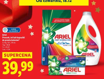 Proszek do prania kolorów promocja w Lidl