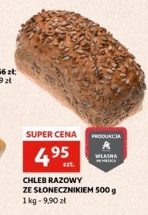 Chleb razowy ze s艂onecznikiem Auchan promocja