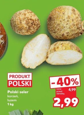 Seler pieczeń z luzem Kaufland promocja w Kaufland