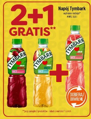Napój Tymbark różne rodzaje promocja w POLOmarket