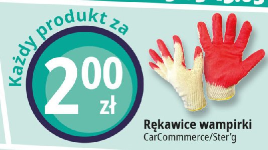 Rękawiczki wampirki Carcommerce promocja