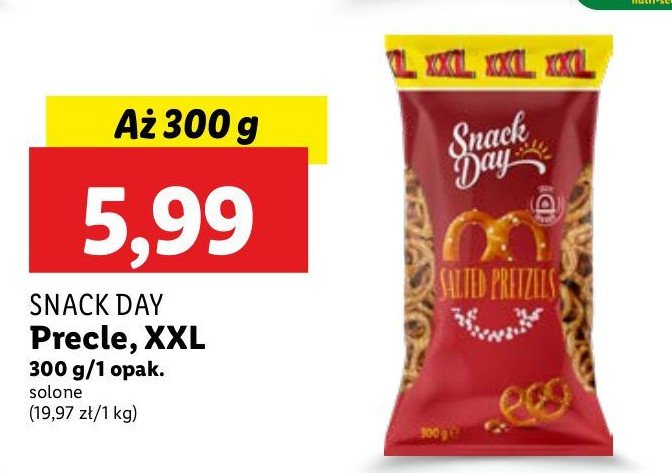 Precelki solone Snack day promocja