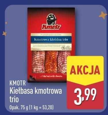 Kiełbasa kmotrowa trio promocja w Aldi