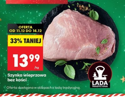 Szynka wieprzowa bez kości promocja w Biedronka