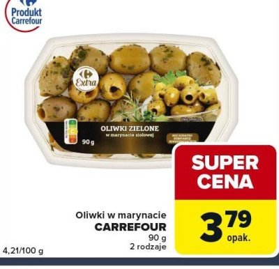 Oliwki w marynacie CARREFOUR 90 g promocja w Globi