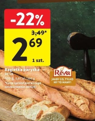 Bagietka paryska REVA promocja w Intermarche