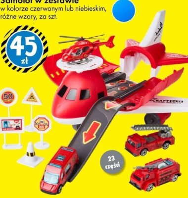 Samolot w zestawie promocja w Tedi