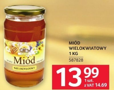 Miód wielokwiatowy 1 kg promocja w Selgros