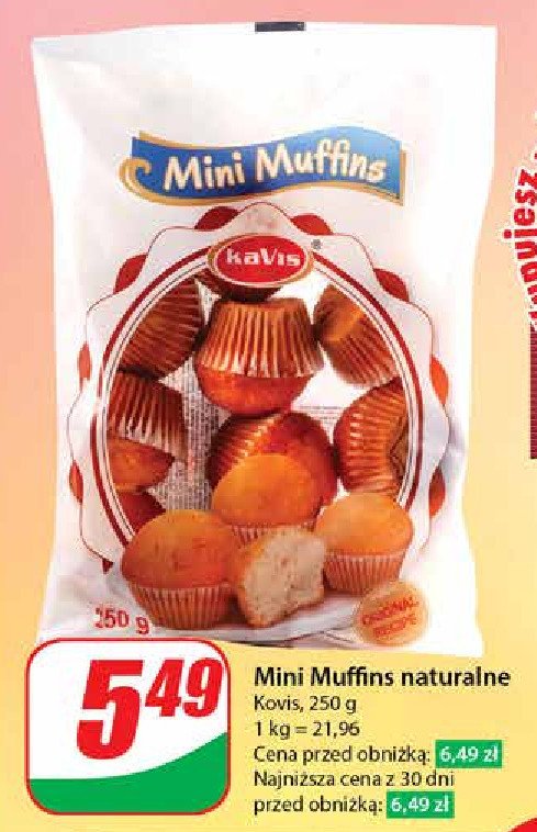 Mini muffinki Kavis promocja