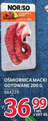 Ośmiornica macki gotowane NOR/SO 200 g promocja w Selgros