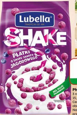 Płatki Shake jagodowy promocja w Dino