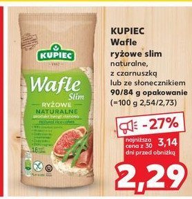 Wafle ryżowe naturalne Kupiec promocja