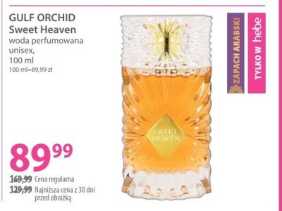 Woda perfumowana unisex GULF ORCHID Sweet Heaven promocja w Hebe