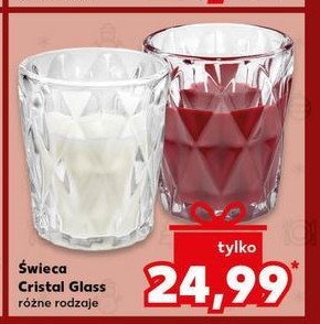 Świeca w szkle promocja w Kaufland