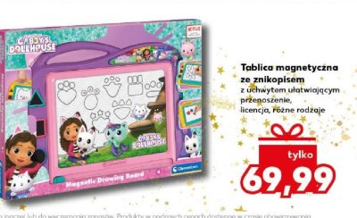 Tablica magnetyczna ze znikopisem  promocja w Kaufland