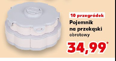 Pojemnik na prze*pojemnik na przekąski obrotowy 10 przegródek promocja w Kaufland