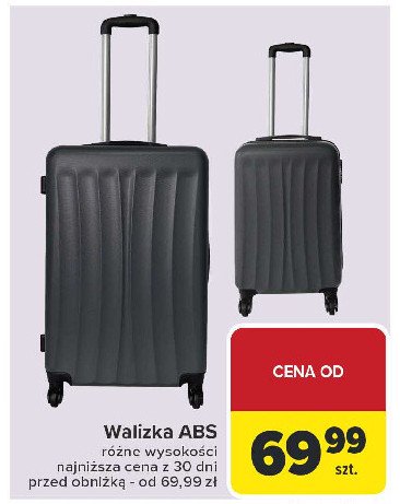 Walizka abs promocja w Carrefour