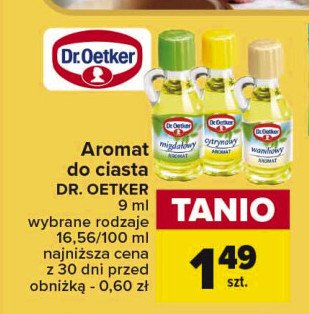 Aromat cytrynowy Dr. oetker promocja