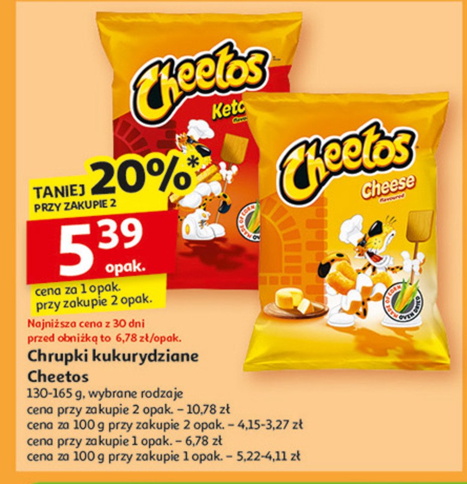 Chrupki cheese Cheetos Frito lay cheetos promocja