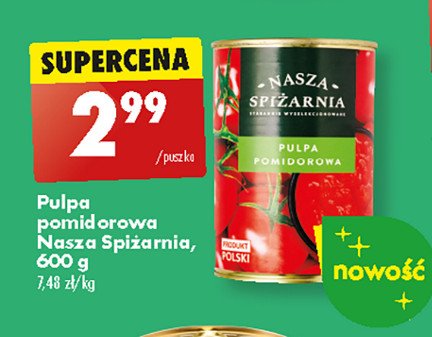 Pulpa pomidorowa Nasza spi偶arnia promocja
