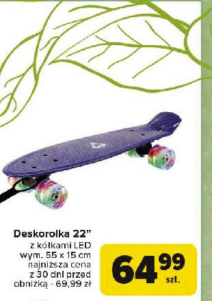 Deskorolka rybka 22" promocja w Carrefour