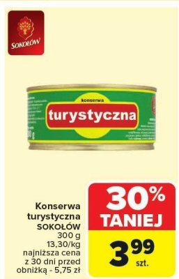 Konserwa turystyczna Sokołów promocja w Carrefour