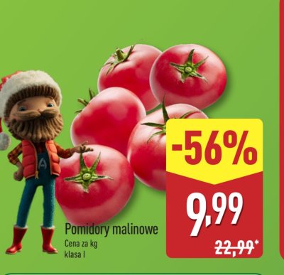 Pomidory malinowe promocja w Aldi