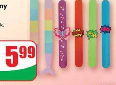 Bransoletka silikonowa różne wzory i kolory promocja w Dino