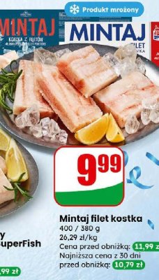 Mintaj filet kostka promocja w Dino
