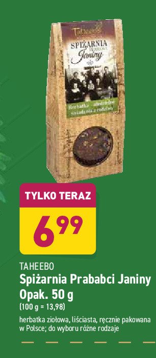 Herbatka niedzielne 艣niadania z rodzin膮 Taheebo spi偶arnia prababci janiny promocja