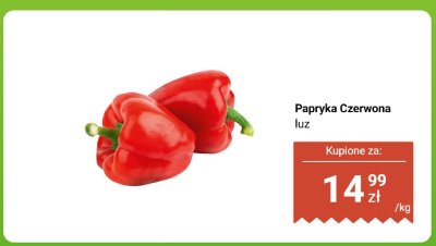 Papryka czerwona luz promocja w Biedronka
