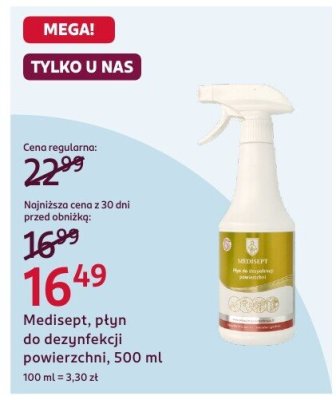 Płyn do dezynfekcji powierzchni Medisept, 500 ml promocja w Rossmann