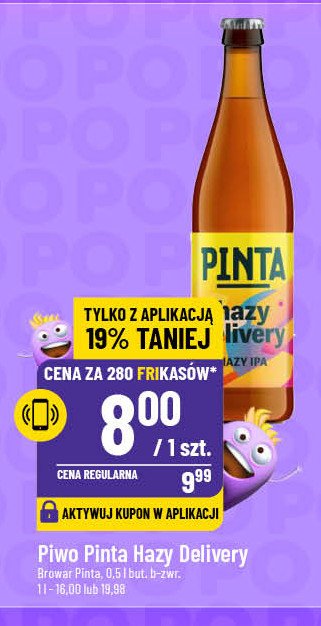 Piwo Pinta hazy delivery promocja