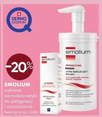 Wybrane dermokosmetyki do pielęgnacji i oczyszczania twarzy oraz ciała Emolium promocja w Super-Pharm
