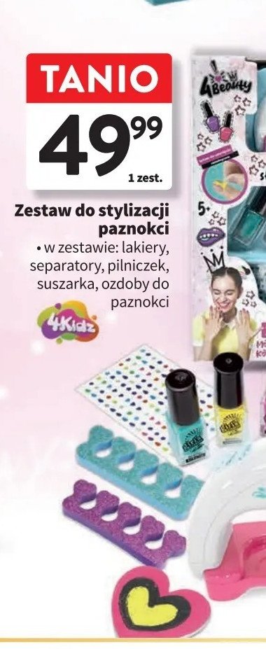 Zestaw do stylizacji paznokci 4kidz promocja