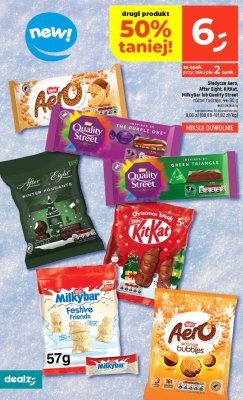 Słodycze Aero, After Eight, KitKat, MilkyBar lub Quality Street różne rodzaje, 44-90 g promocja w Dealz