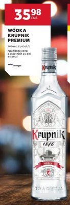 W贸dka Krupnik premium promocja w Stokrotka