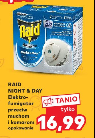 Urządzenie elektryczne przeciw komarom Raid promocja