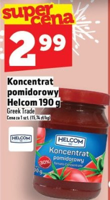 Koncentrat pomidorowy Helcom 190 g promocja w TOPAZ