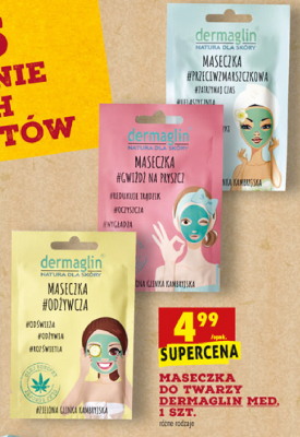 Maseczka do twarzy przeciwzmarszczkowa Dermaglin promocja