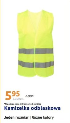 Kamizelka odblaskowa promocja w Action