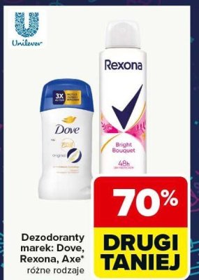 Dezodorant Dove różne rodzaje promocja w Carrefour Market