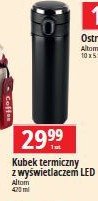 Kubek termiczny z wy艣wietlaczem led 420 ml Altom promocja
