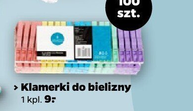Klamerki do bielizny 100 szt. promocja w Netto