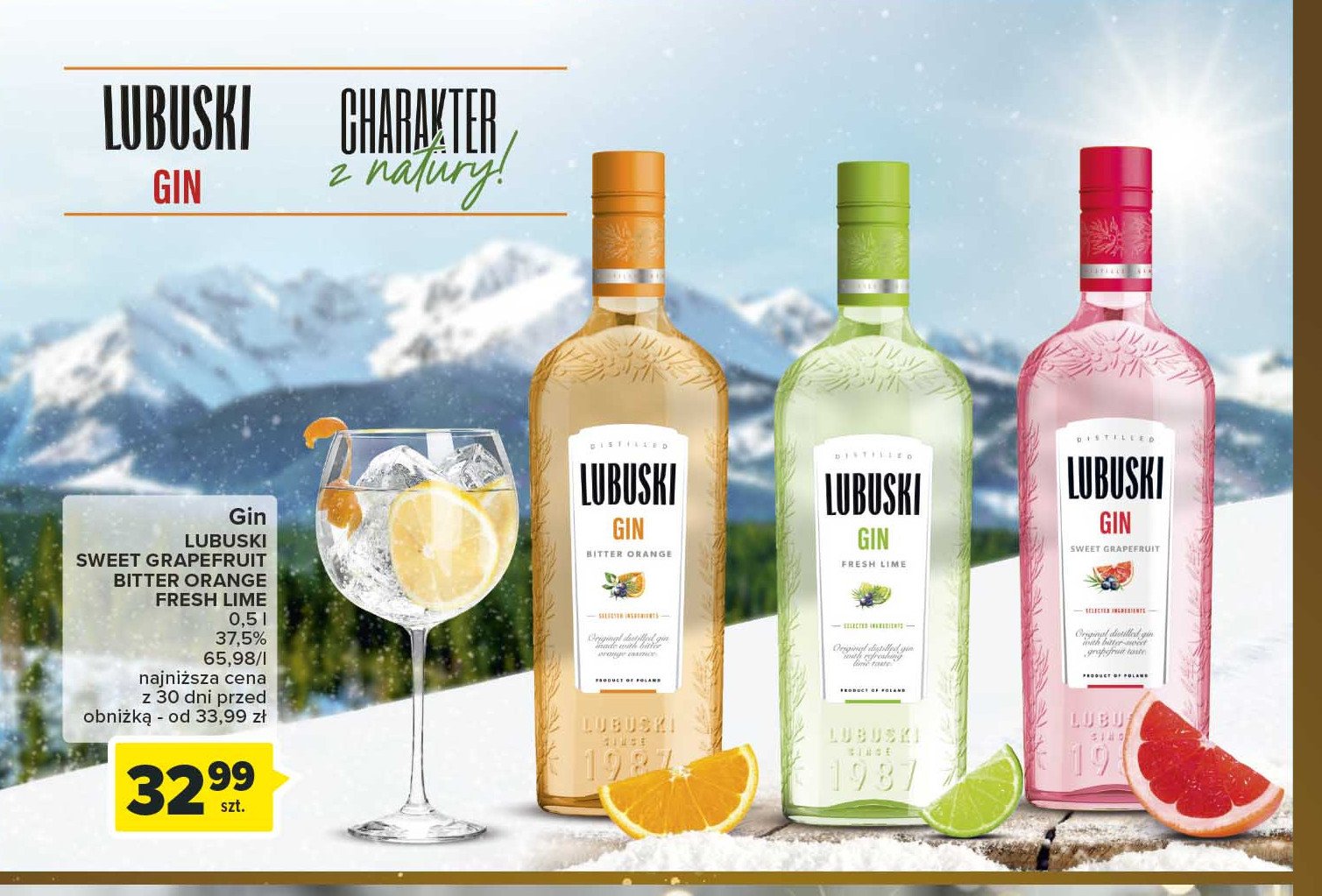 Gin Lubuski gin fresh lime promocja