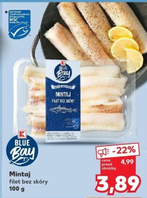 Mintaj filet bez skóry promocja w Kaufland